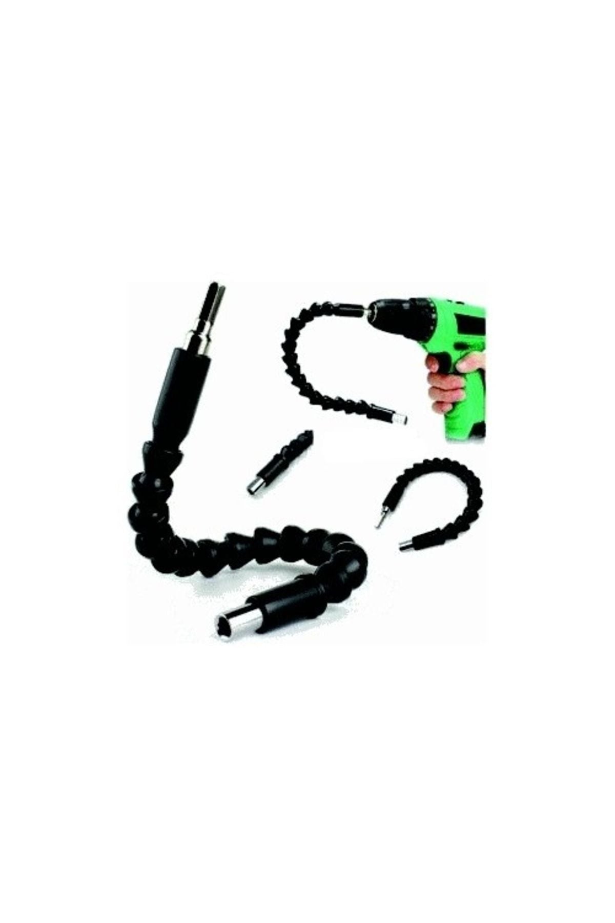 Matkap Ucu - Bükülebilir Oynar Vidalama Bits Uzatma Aparatı 30cm - Komple Set