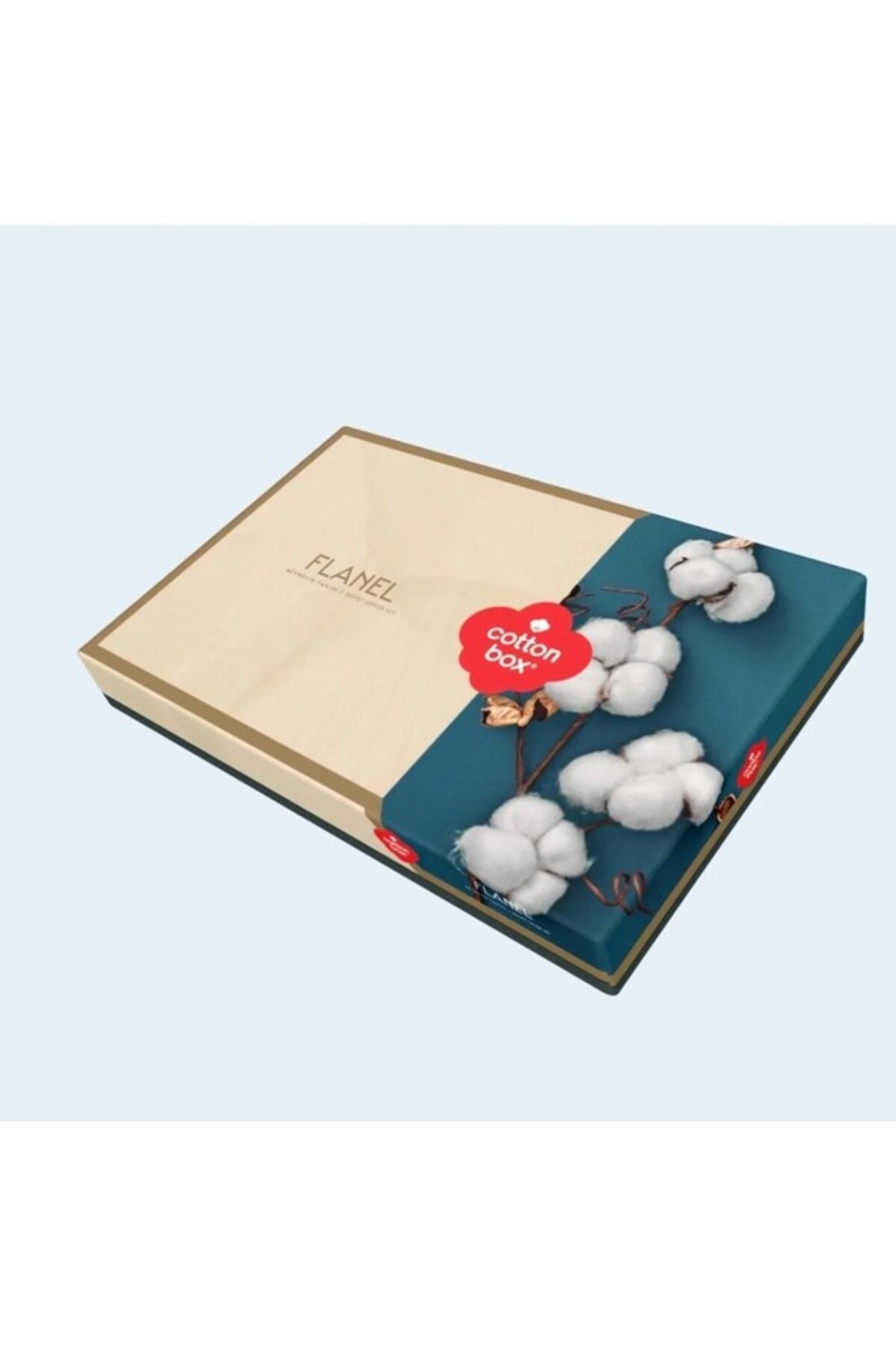 Flanel Nevresim Takımı Tek Kişilik Roof Mavi