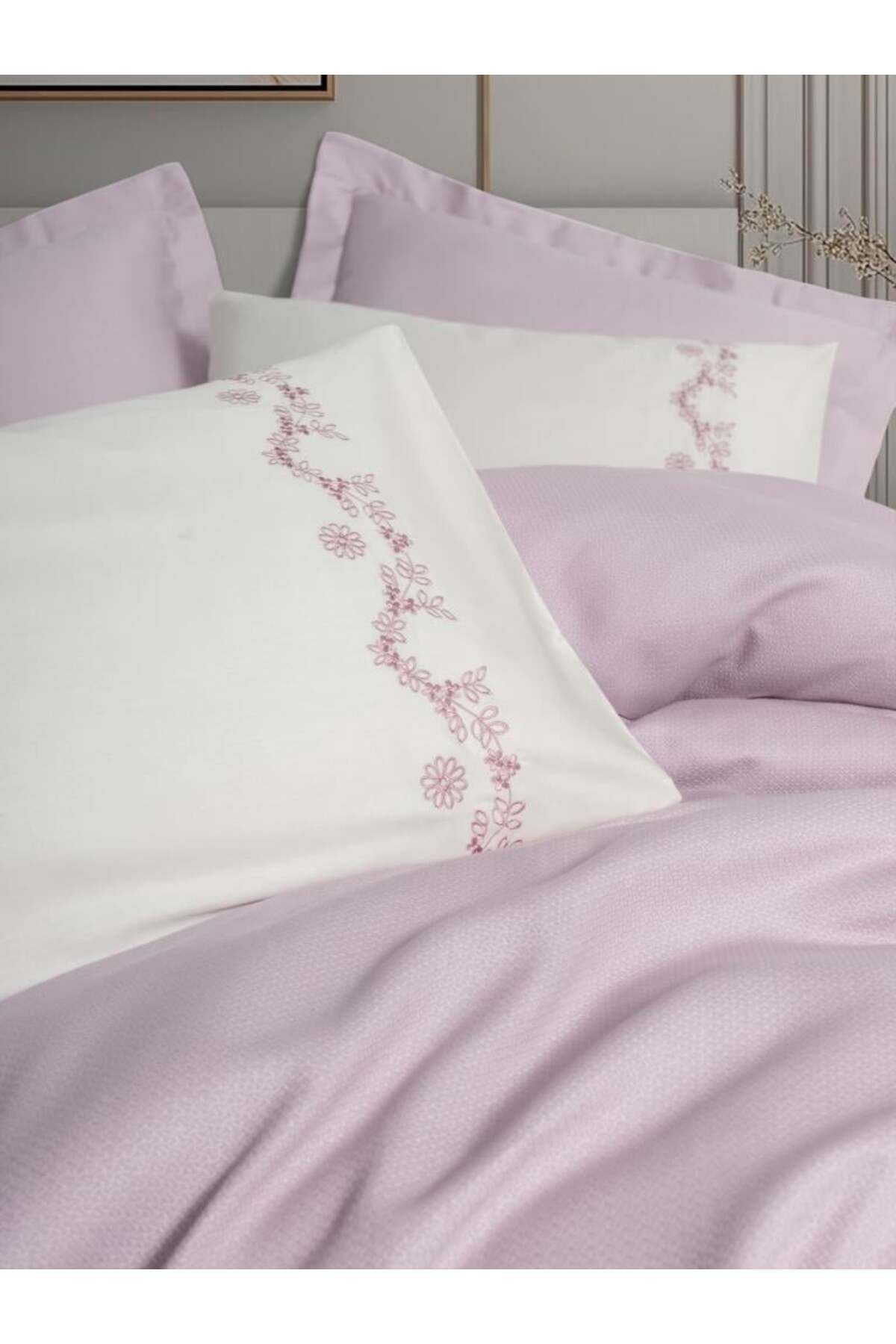 Serenity Bambu Çift Kişilik Pike Takımı Vaila Lila