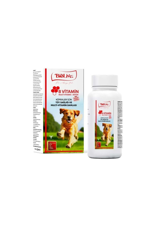 Köpekler Için B Vitamin Multivitamin Tüy Sağlığı Likit Vitamin 100ml