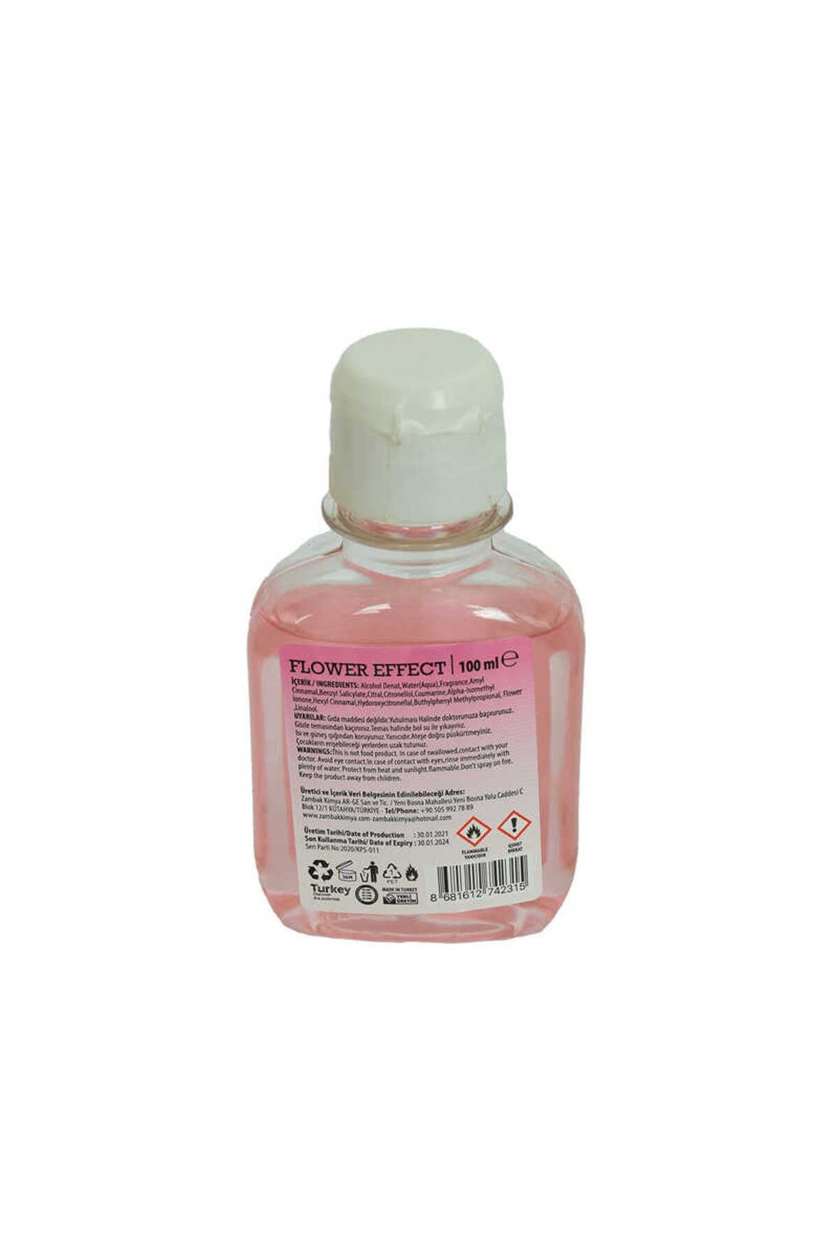 Çiçek Kolonyası Flower Effect Eau De Cologne 80 Derece 100 ML