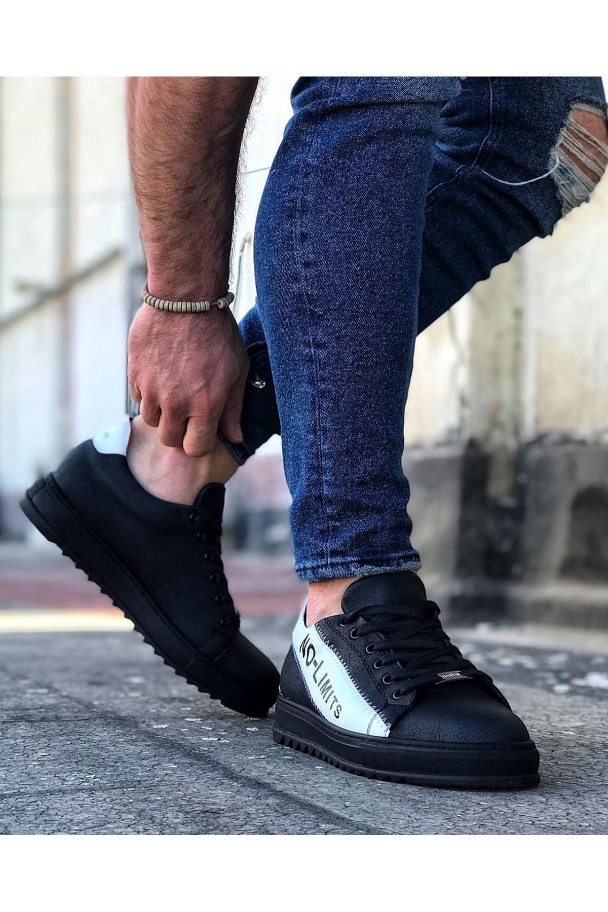 Kömür Beyaz No Limit Erkek Casual Ayakkabı