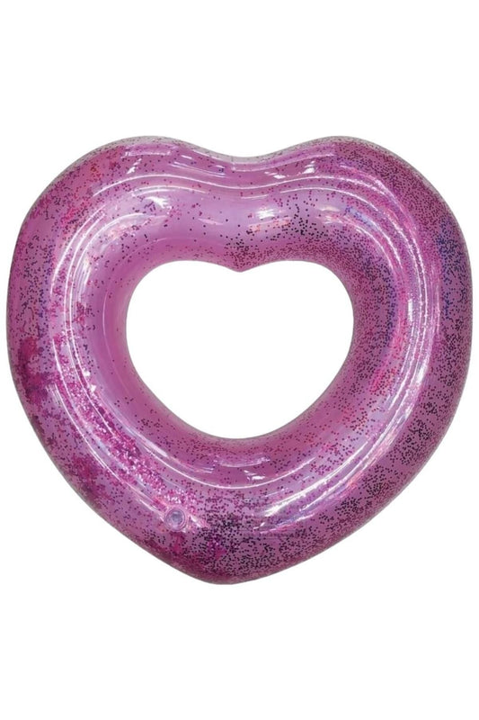 Kalp Desenli Simit 65 cm - Pembe