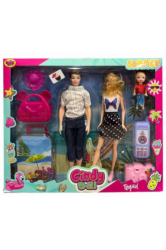 Aile Tatil Seti Doll