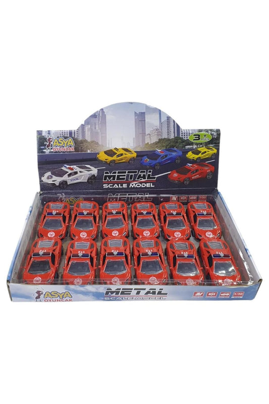 Çek Bırak Metal Araba Lamborgini - Itfaiye