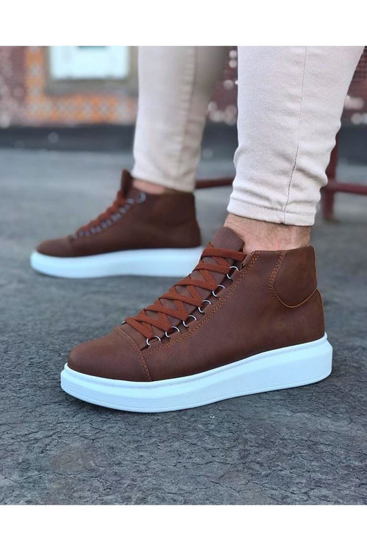 Taba Bağcıklı Sneakers Yarım Bilek Bot